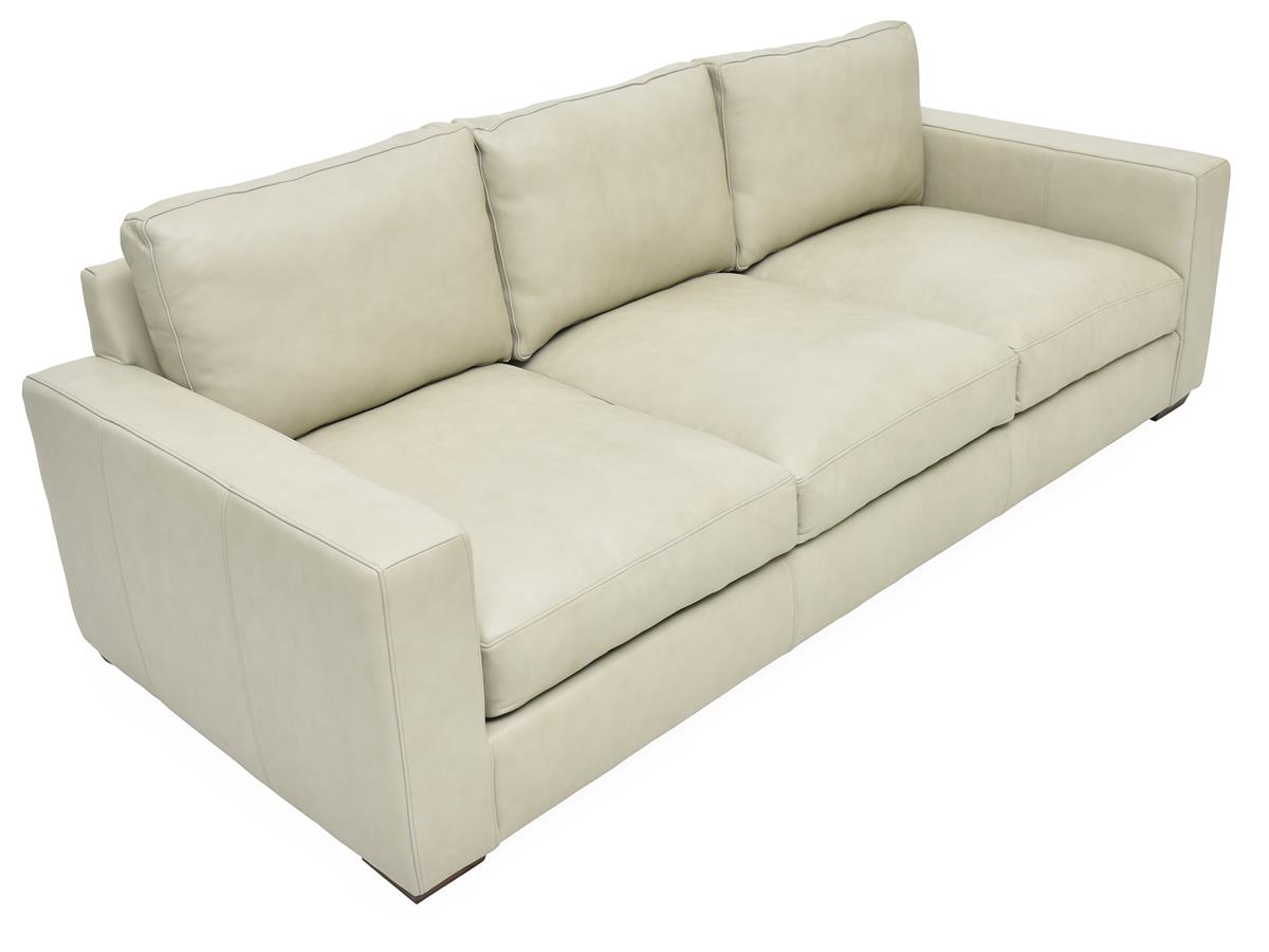 bernhardt dawkins leather sofa